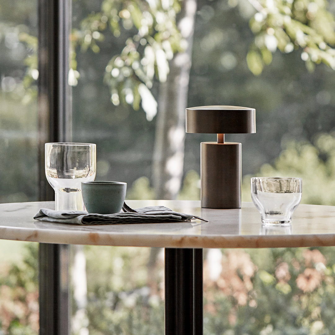 audo copenhagen (menu) | column table lamp | bronze v2