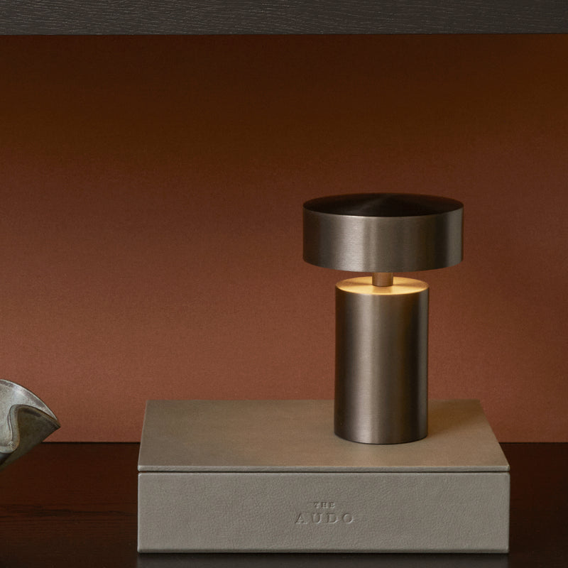 audo copenhagen (menu) | column table lamp | bronze v2