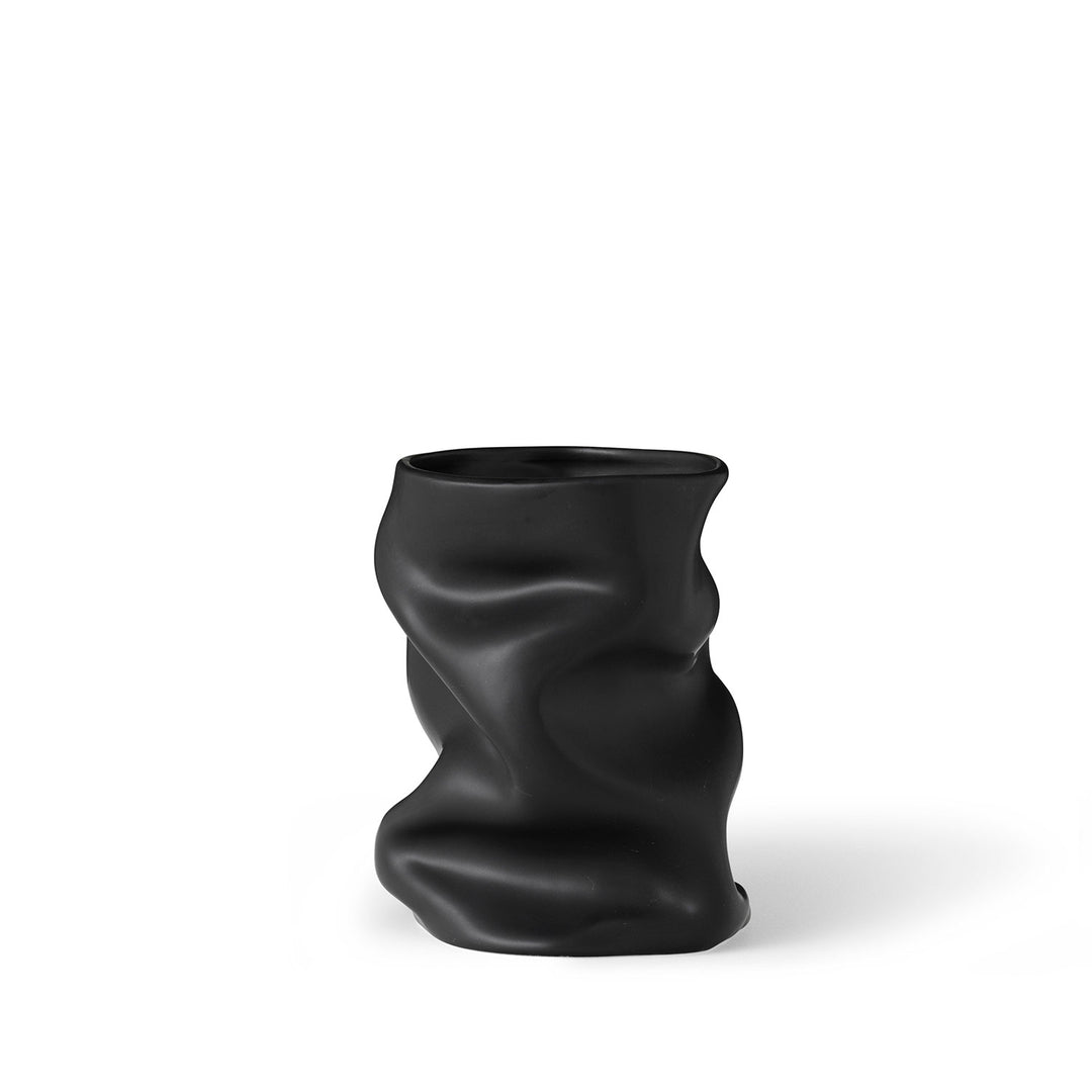 audo copenhagen (menu) | collapse vase | black 20cm