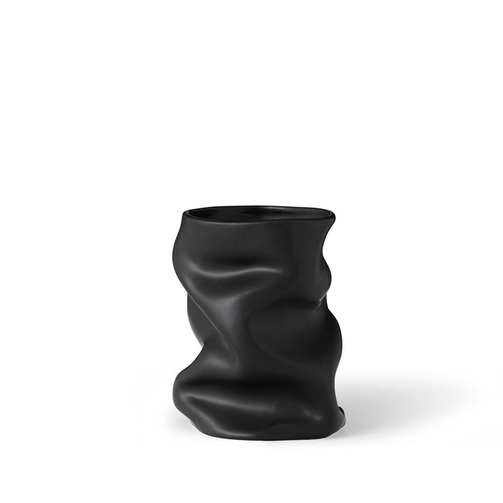 audo copenhagen (menu) | collapse vase | black 20cm