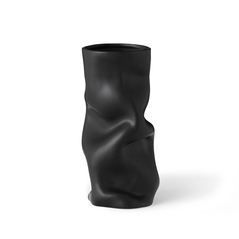 audo copenhagen (menu) | collapse vase | black 30cm - DC