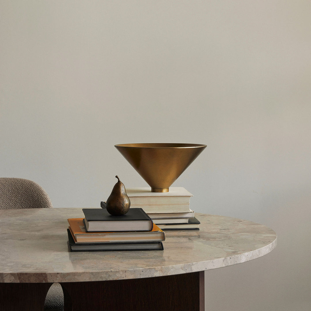 audo copenhagen (menu) | taper bowl | brass