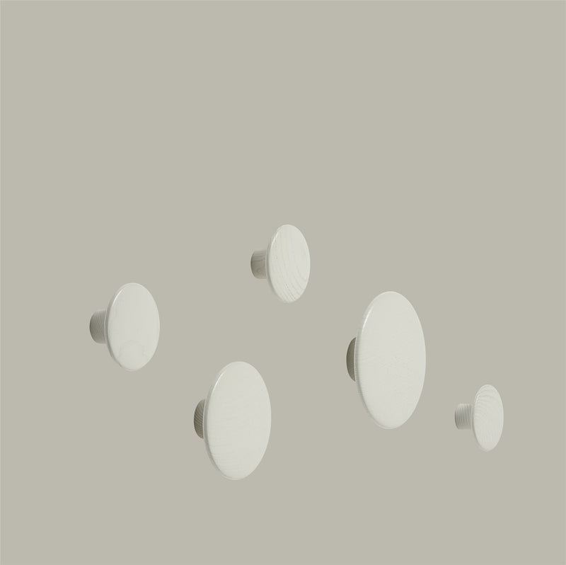 muuto | dots wood | off white | set of 5