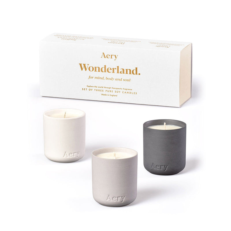 aery living | fernweh scented candle gift set | wonderland