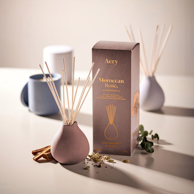 aery living | fernweh scent diffuser | moroccan rose