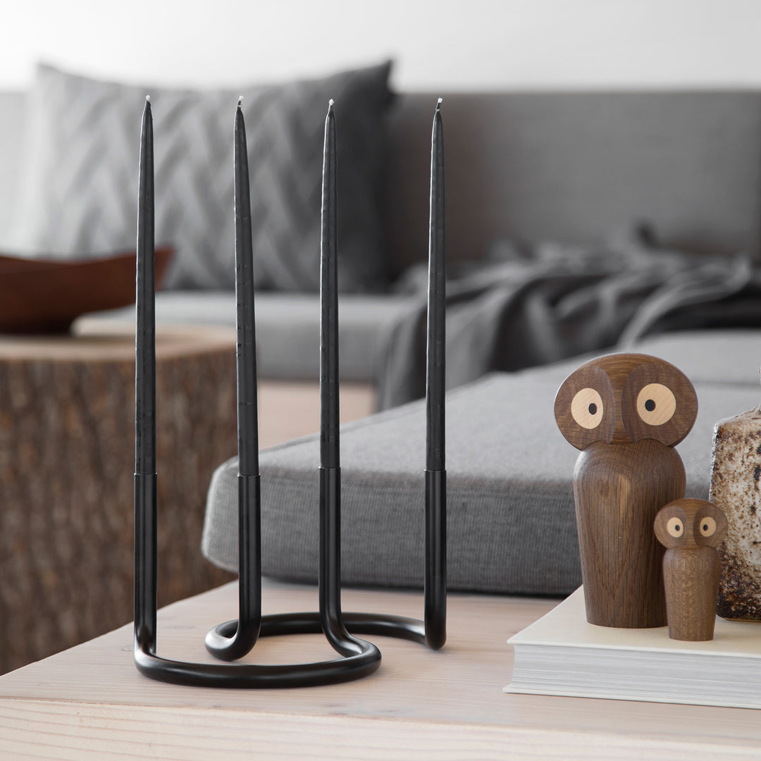 architectmade | gemini candleholder | black