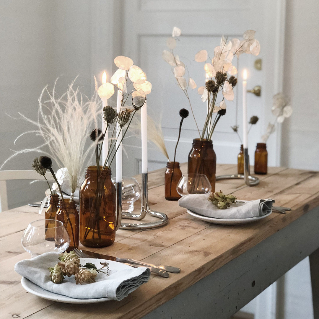 architectmade | gemini candleholder | stainless steel
