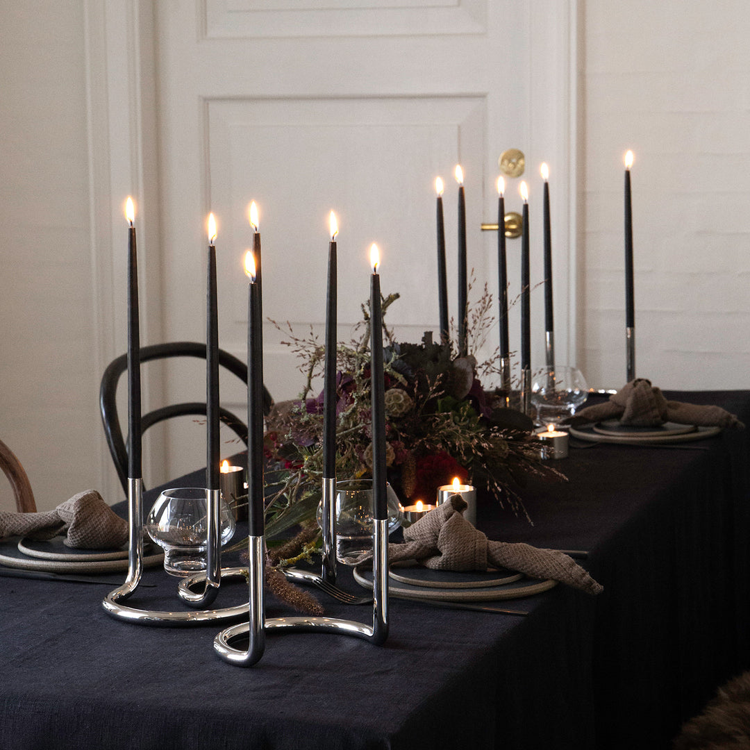 architectmade | gemini candleholder | stainless steel