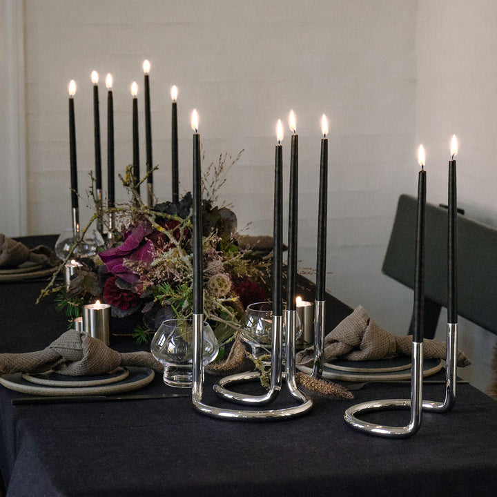 architectmade | gemini candleholder | stainless steel