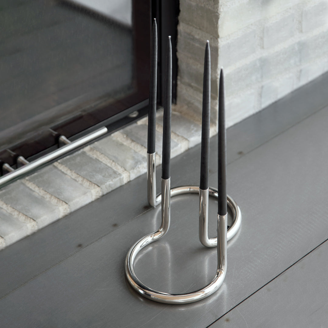 architectmade | gemini candleholder | stainless steel