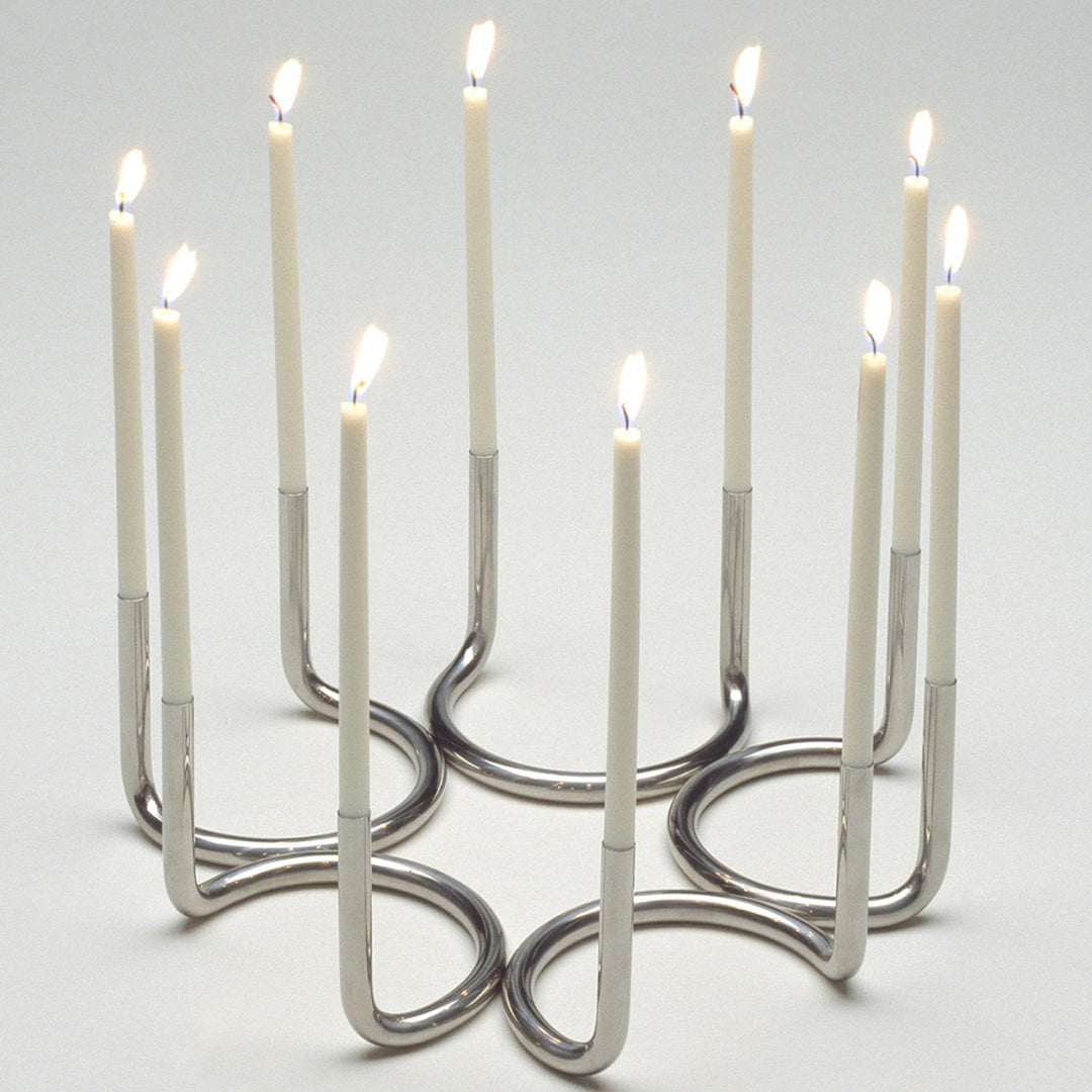 architectmade | gemini candleholder | stainless steel