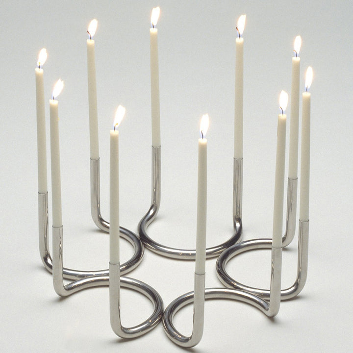 architectmade | gemini candleholder | stainless steel