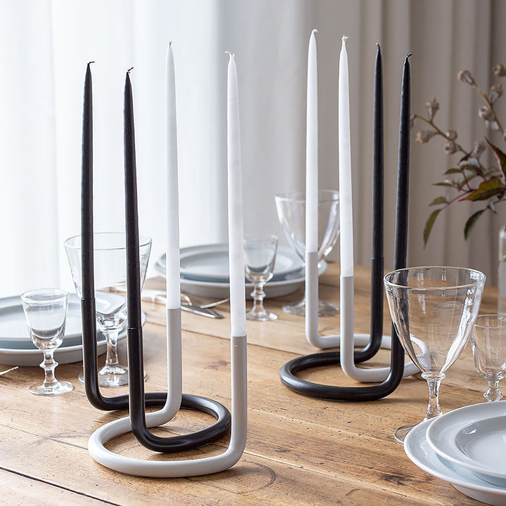 architectmade | gemini candleholder | black