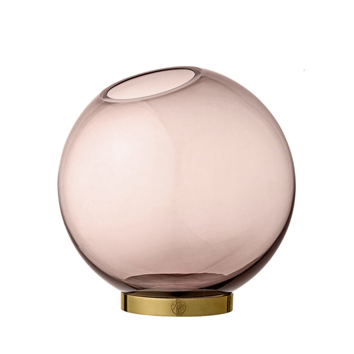 aytm | globe vase with stand | rose large - LC