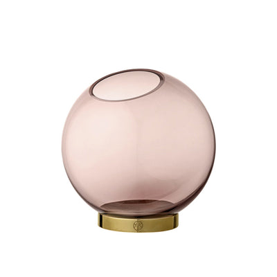 aytm | globe vase with stand | rose medium - LC