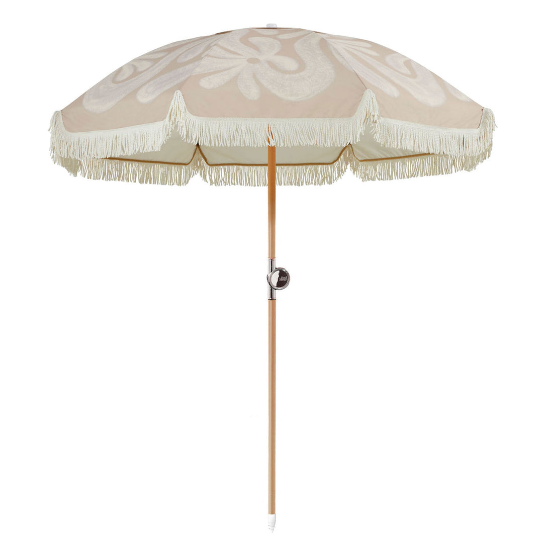 basil bangs | premium beach umbrella | flowers - LC