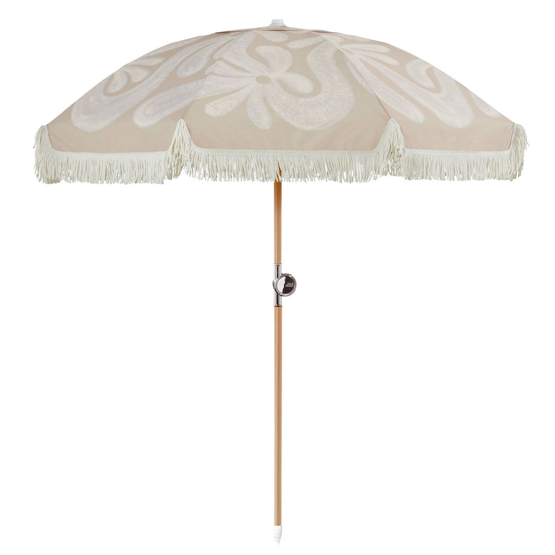 basil bangs | premium beach umbrella | flowers - LC