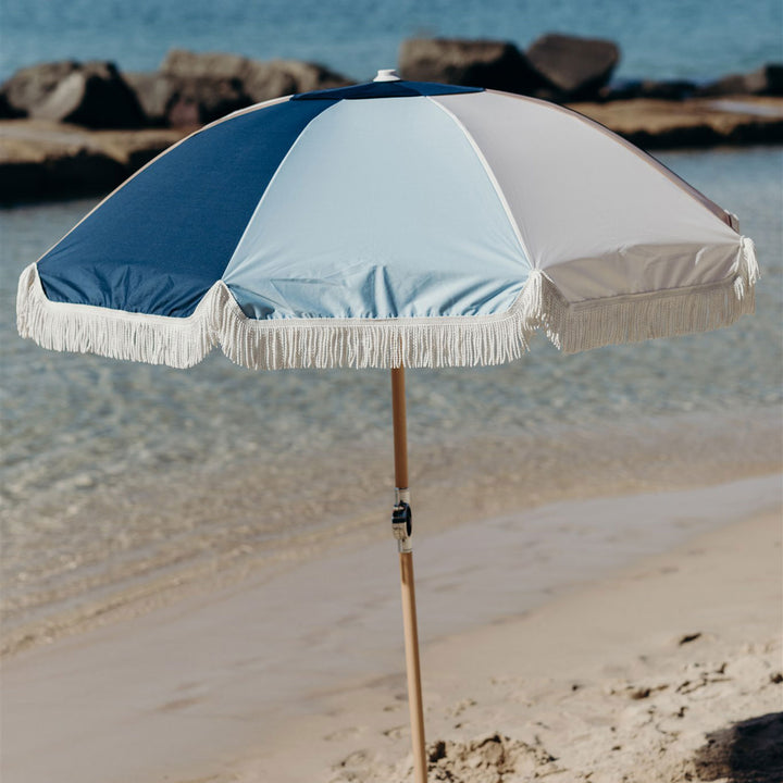 basil bangs | premium beach umbrella | aquatic - LC