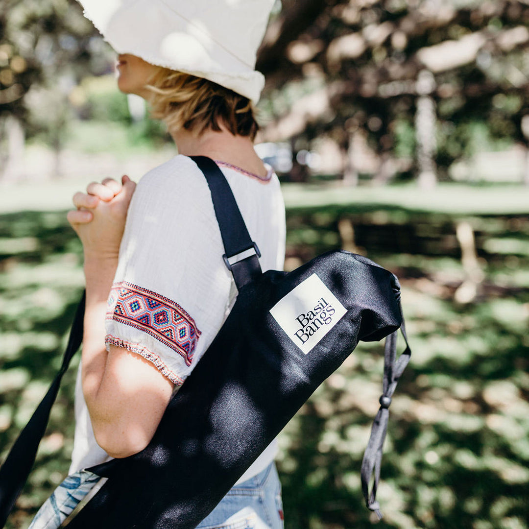 basil bangs | premium beach umbrella | aquatic - LC