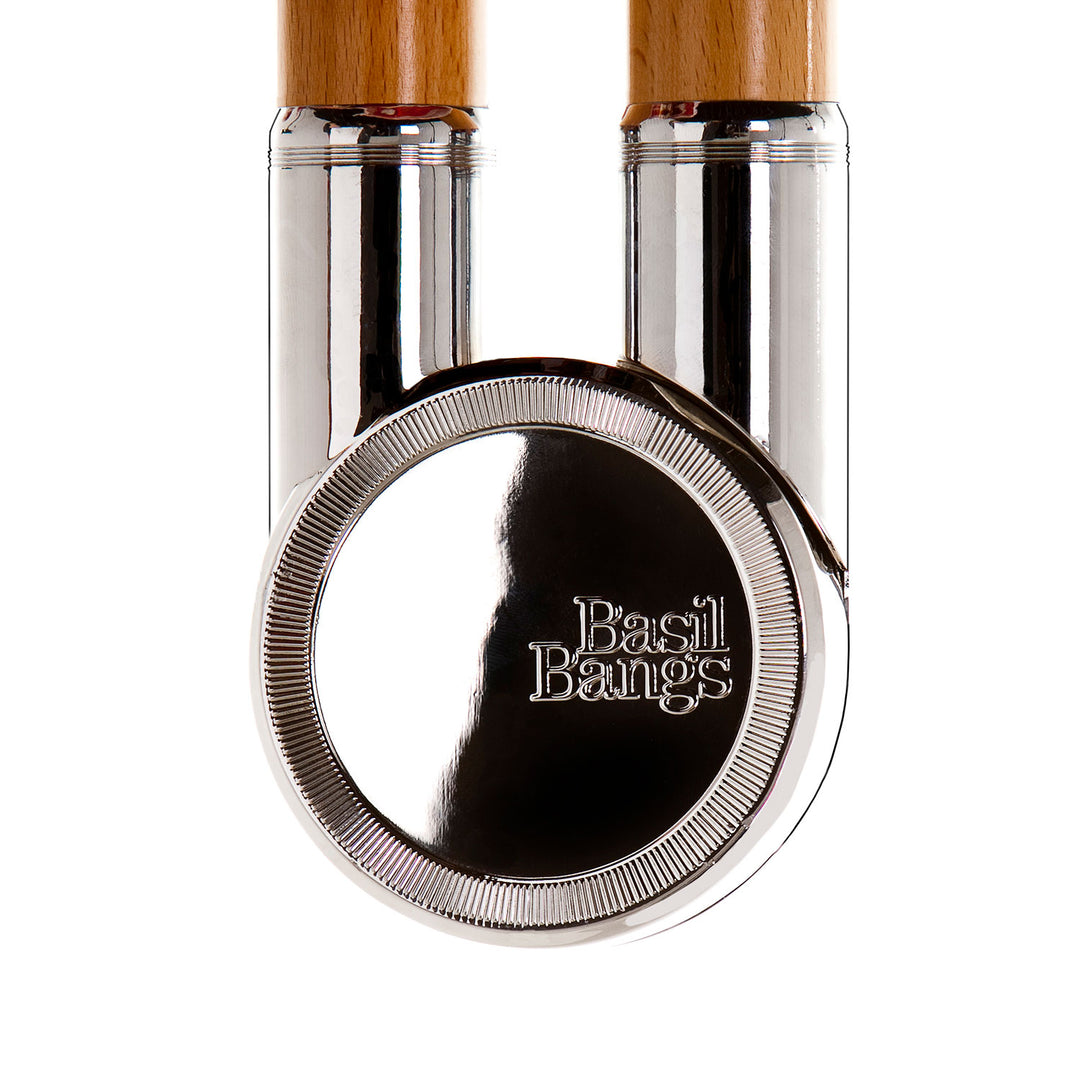 basil bangs | premium beach umbrella | flowers - LC