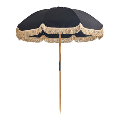 basil bangs | jardin patio umbrella | black