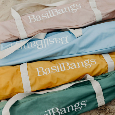 basil bangs | the weekend beach umbrella | marigold
