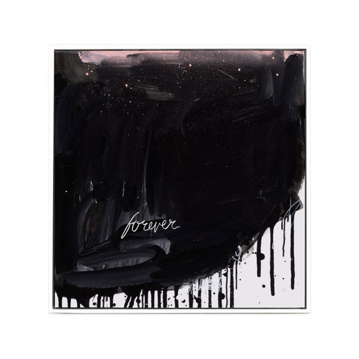 blacklist | forever square canvas print | extra large | white - LC