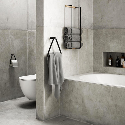 by wirth | towel rack | natural oiled oak - LC