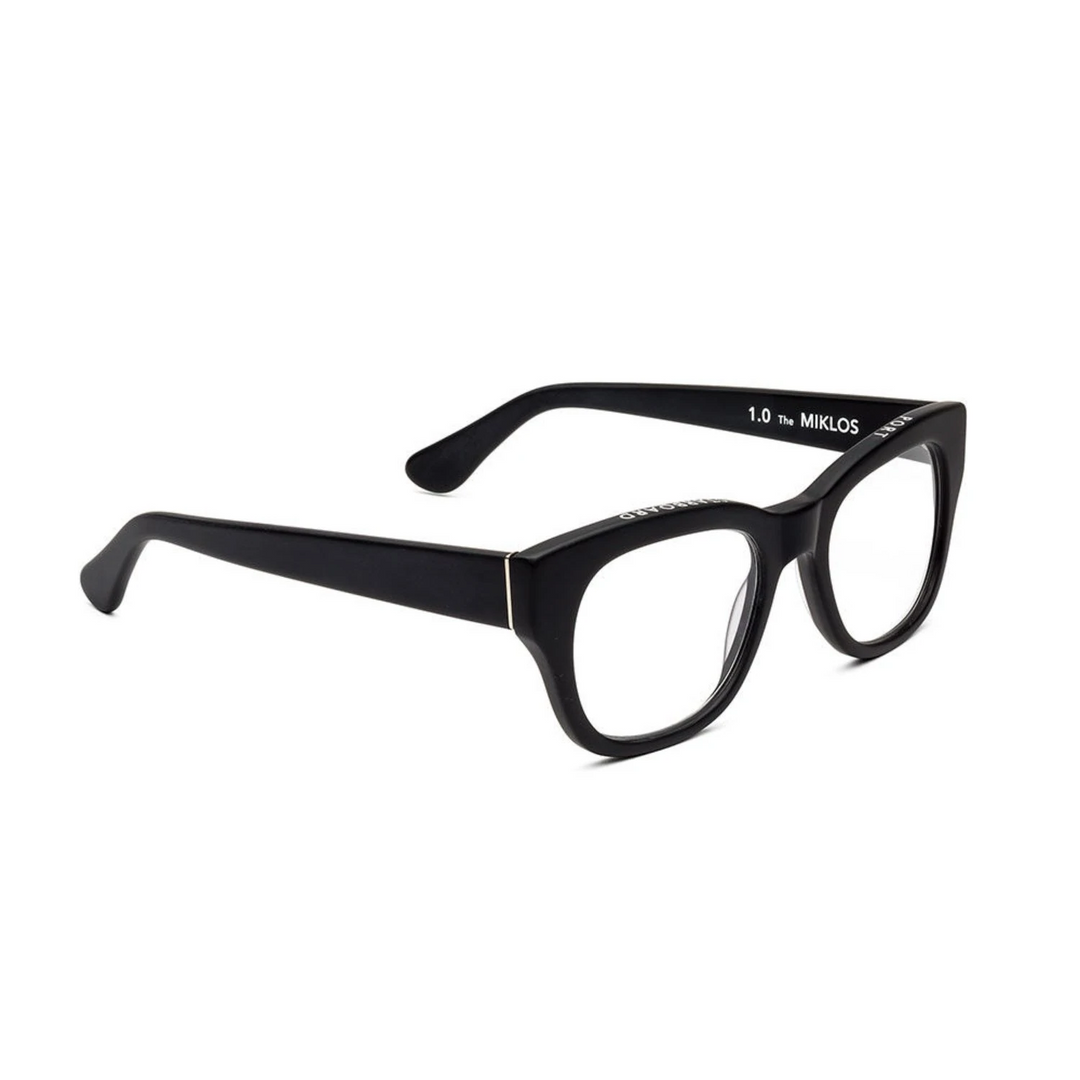 caddis | reading glasses | miklos matte black - LC