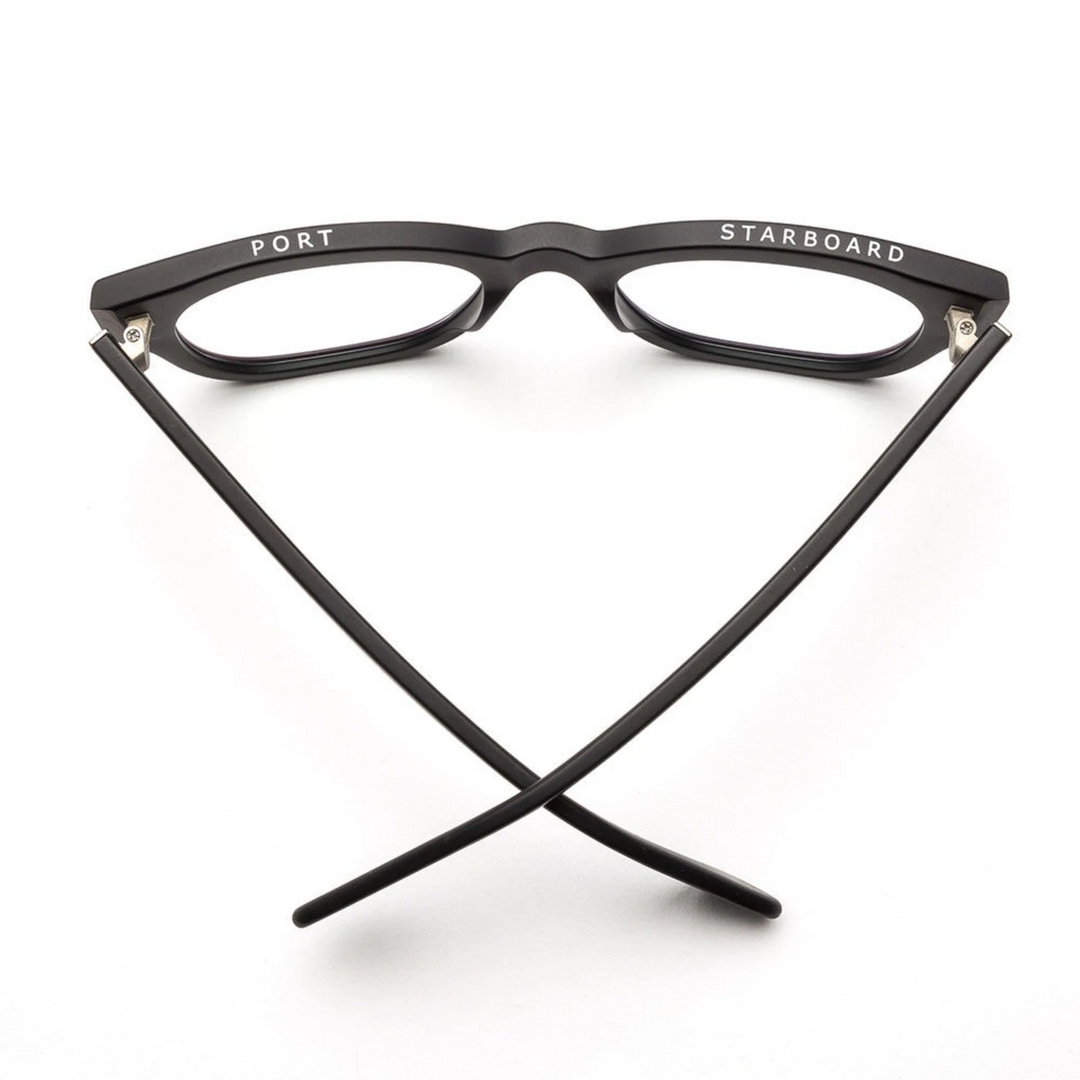 caddis | reading glasses | miklos matte black - LC