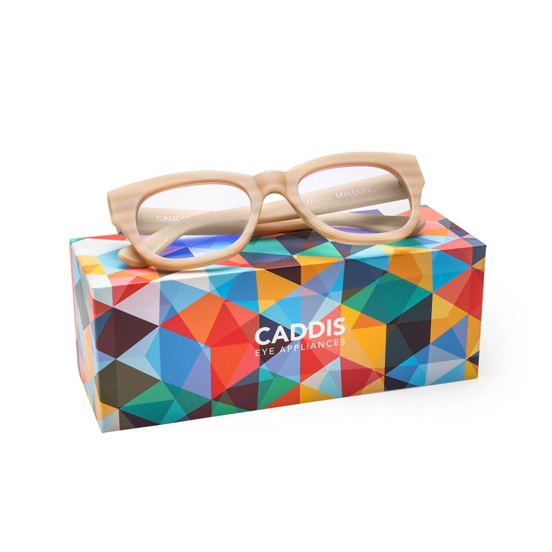 caddis | reading glasses | miklos matte bone - LC