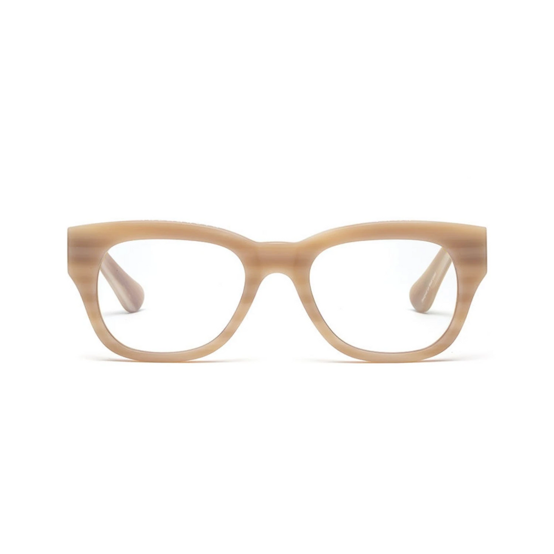 caddis | reading glasses | miklos matte bone - LC