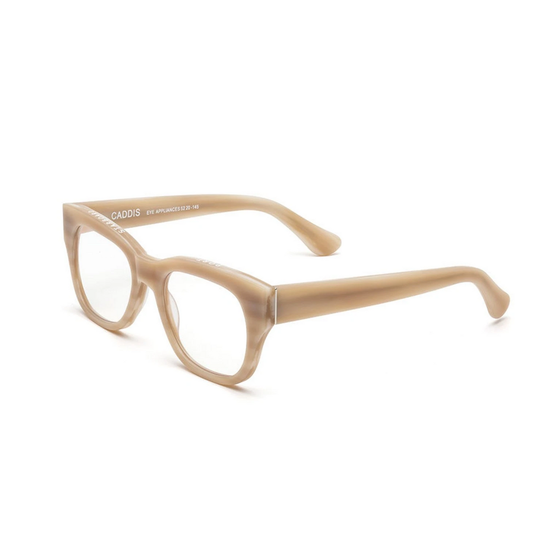 caddis | reading glasses | miklos matte bone - LC