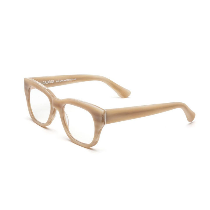 caddis | reading glasses | miklos matte bone - LC