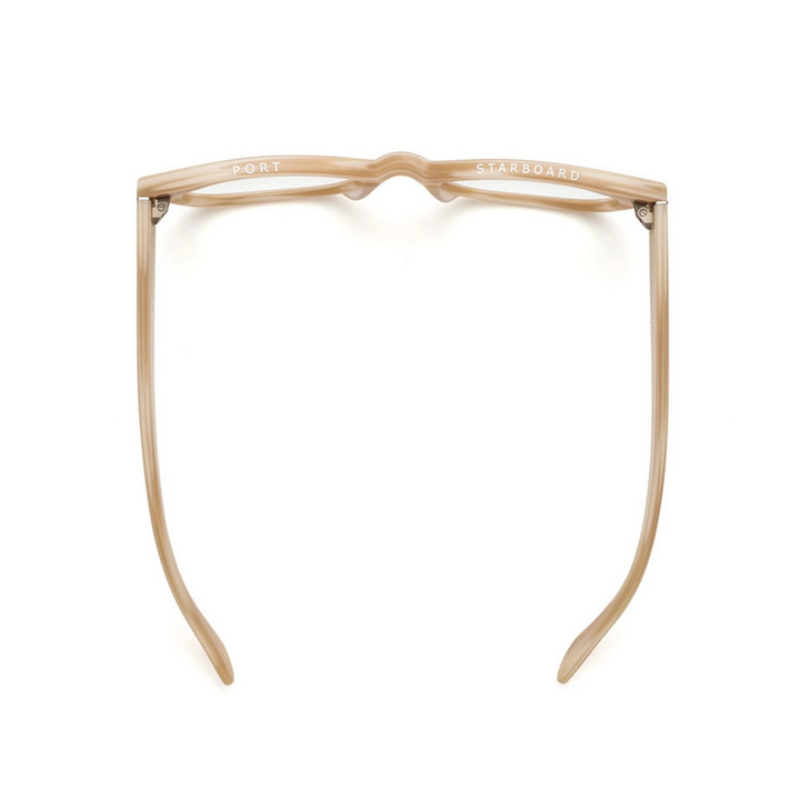 caddis | reading glasses | miklos matte bone - LC