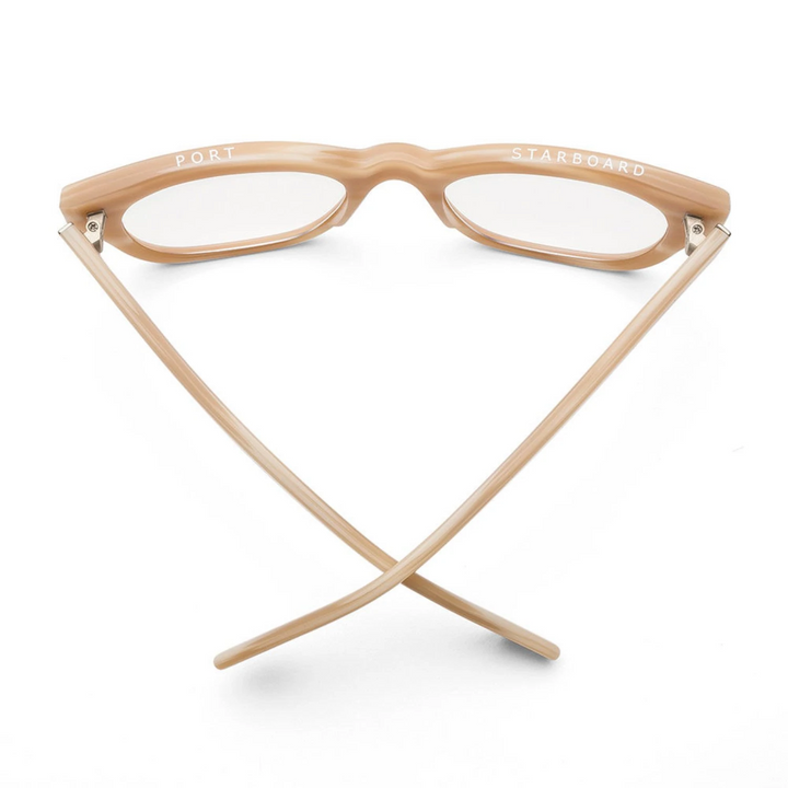 caddis | reading glasses | miklos matte bone - LC
