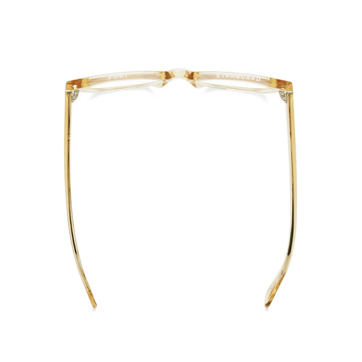 caddis | reading glasses | miklos polished raw honey - LC