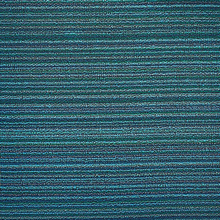 chilewich | shag doormat 46x71cm (18x28") | skinny stripe turquoise