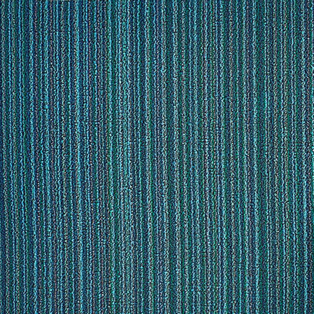 chilewich | large doormat 61x91cm (24x36") | skinny stripe turquoise