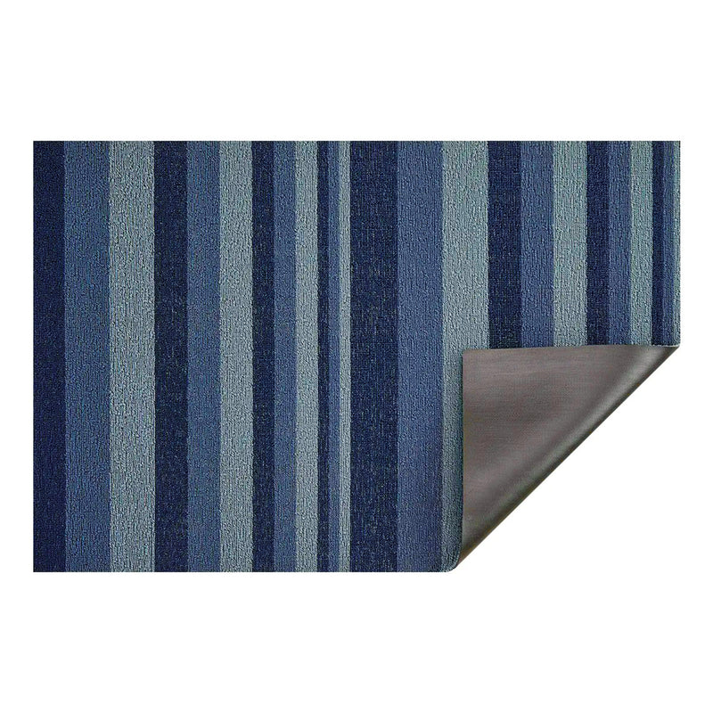 chilewich | large doormat 61x91cm (24x36") | bounce stripe storm ~ DC