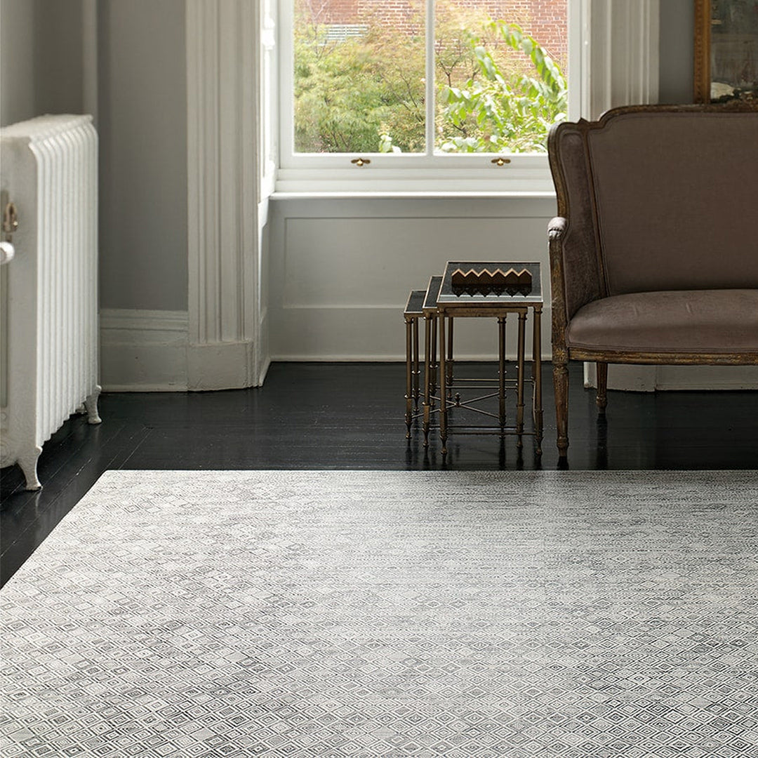 chilewich | woven floormat 59x92cm (23x36") | mosaic black + white