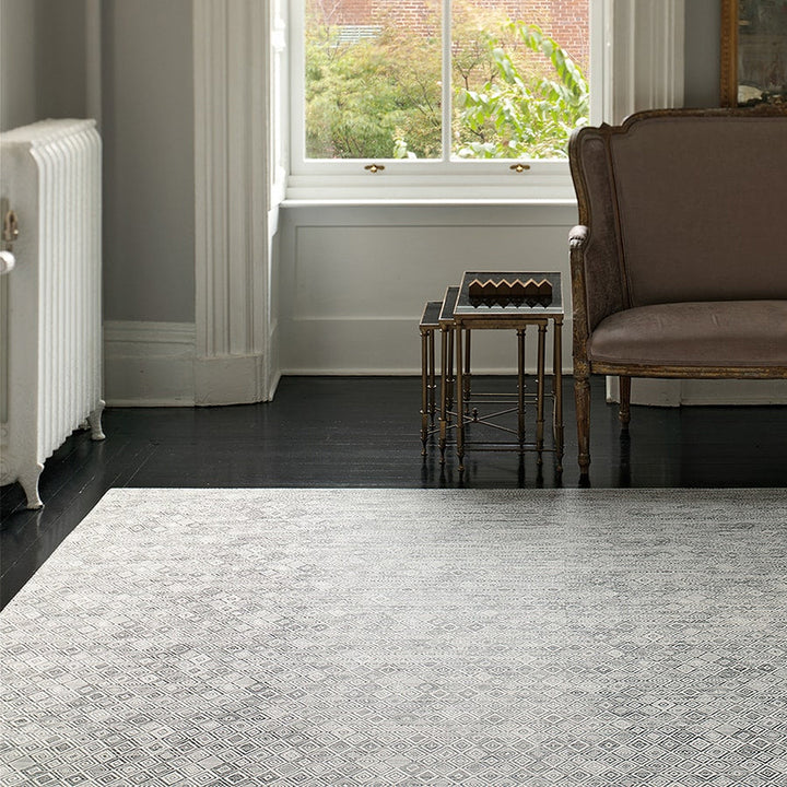 chilewich | woven floormat 59x92cm (23x36") | mosaic black + white