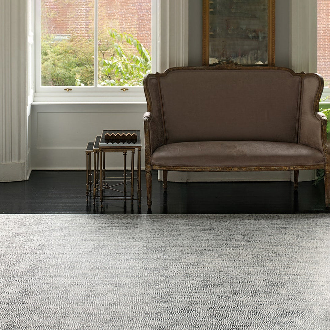 chilewich | woven floormat 59x92cm (23x36") | mosaic black + white