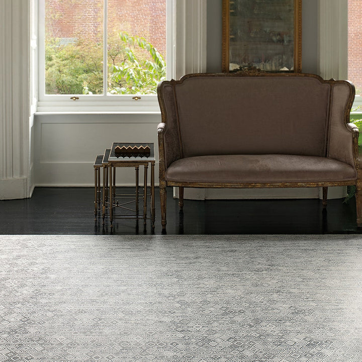 chilewich | woven floormat 59x92cm (23x36") | mosaic black + white