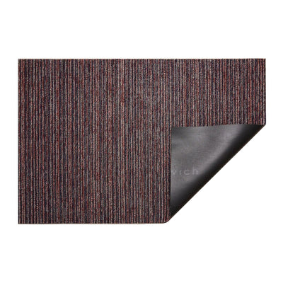 chilewich | large doormat 61x91cm (24x36") | skinny stripe mulberry