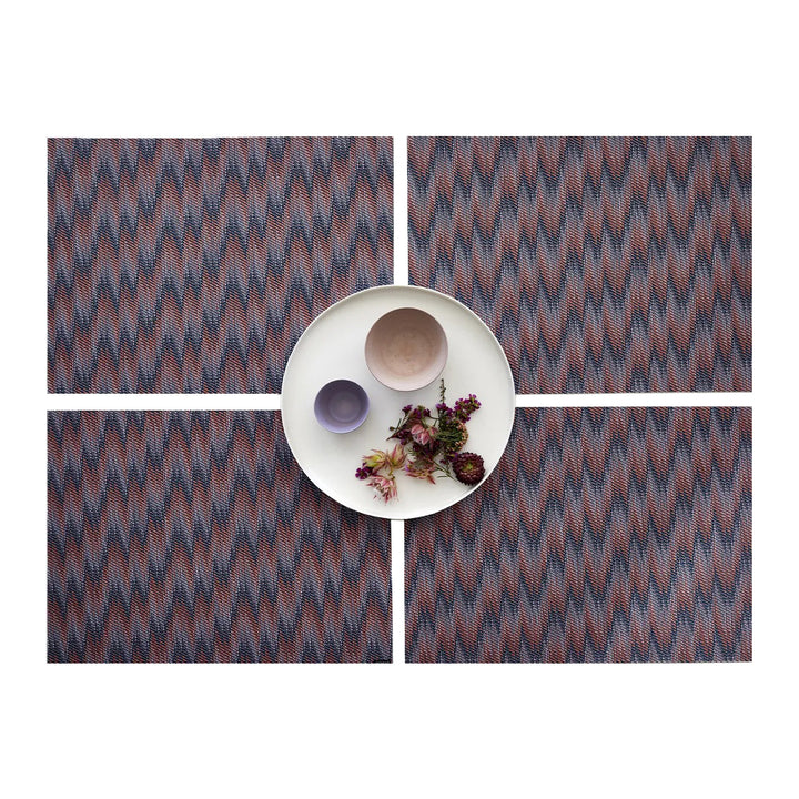 chilewich | placemat rectangle | flare sunrise ~ DC