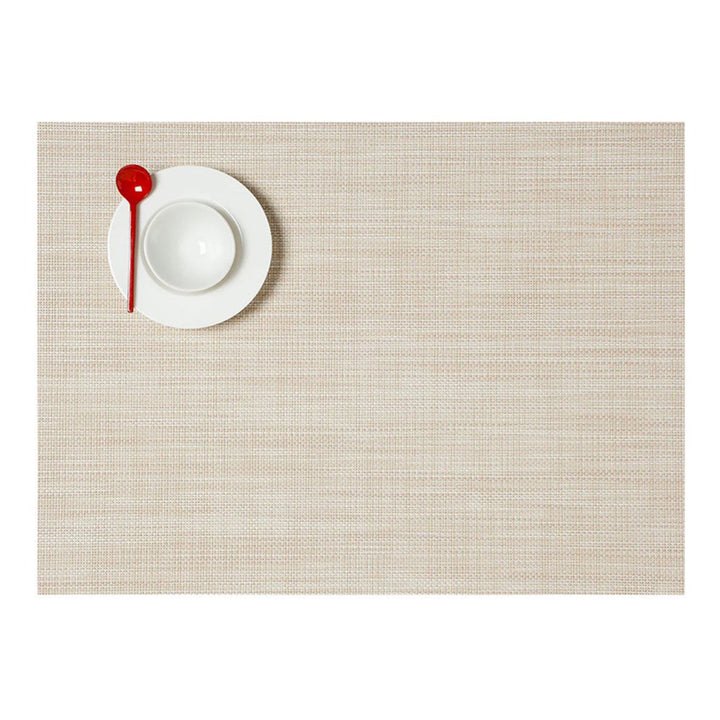 chilewich | placemat rectangle | mini basketweave parchment