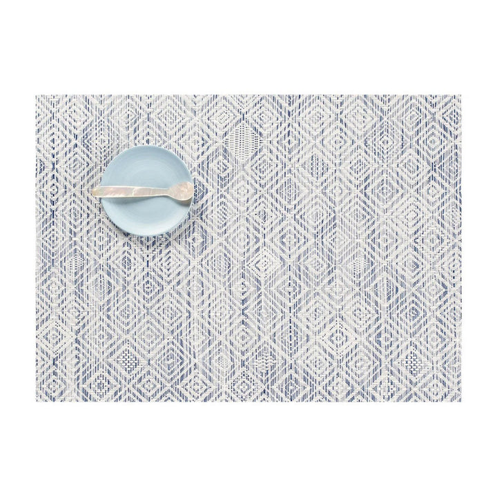 chilewich | placemat rectangle | mosaic blue ~ DC