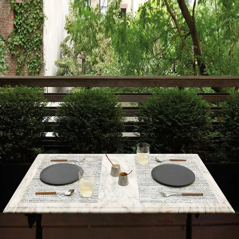chilewich | placemat | mosaic white + black
