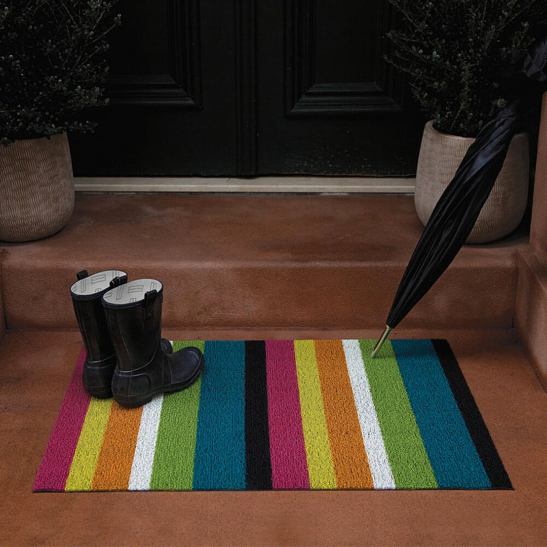 chilewich | shag utility doormat 61x91cm (24x36") | bold stripe multi